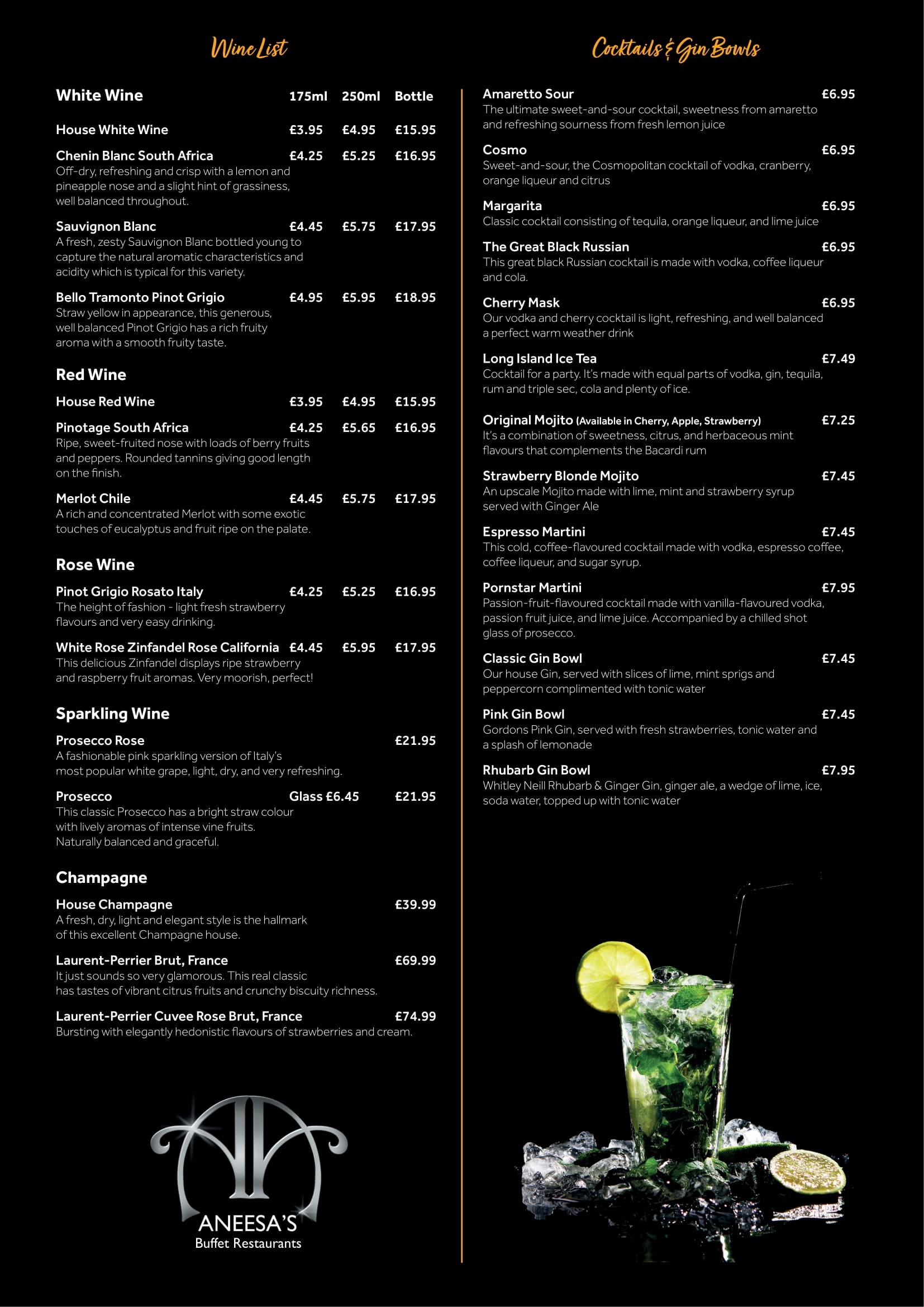 drinks-list-aneesas-newcastle-menu